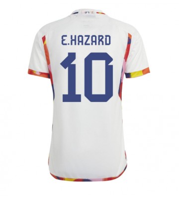 Lacne Muži Futbalové dres Belgicko Eden Hazard #10 MS 2022 Krátky Rukáv - Preč